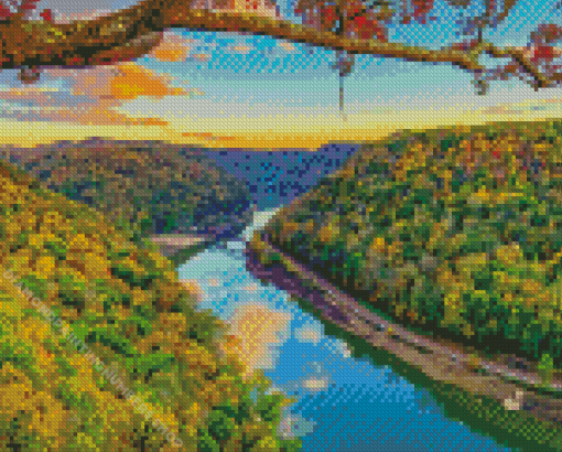 New River Gorge National Park Diamond Painting