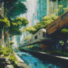 Overgrown City Diamond Painting