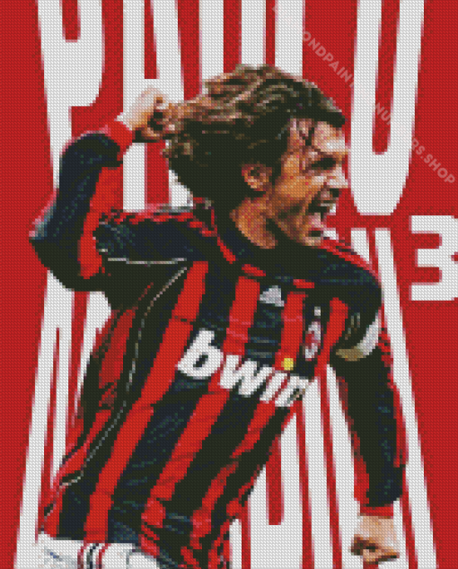 Paolo Maldini Poster Diamond Painting