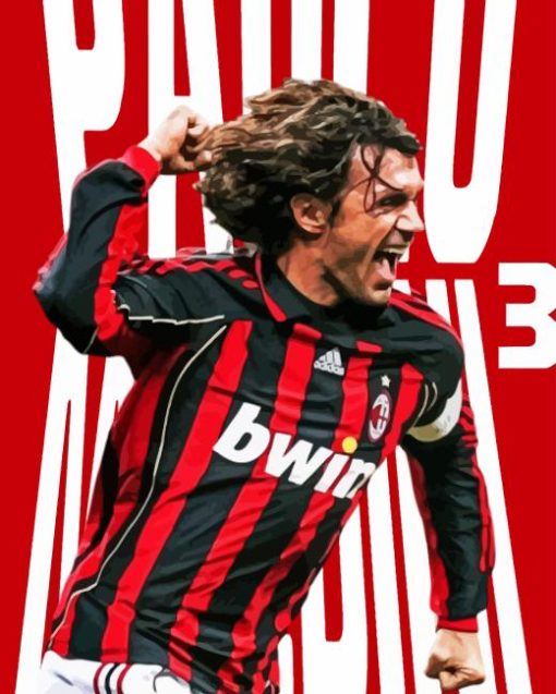 Paolo Maldini Poster Diamond Painting