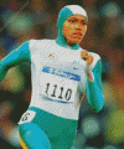 Runner Cathy Freeman Diamond Painting