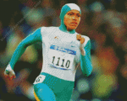 Runner Cathy Freeman Diamond Painting