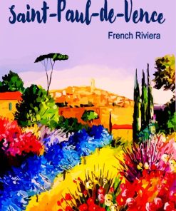 Saint Paul de Vence Poster Diamond Painting