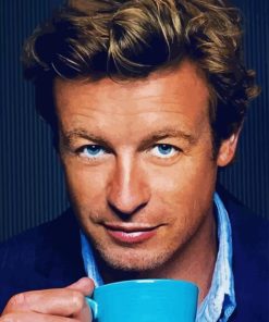 Simon Baker Actor Diamond Painting