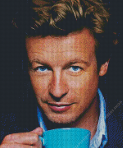 Simon Baker Actor Diamond Painting