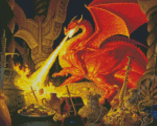 Smaug Dragon Diamond Painting