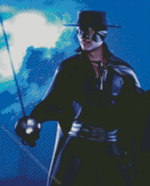 The Legend Zorro Hero Diamond Painting