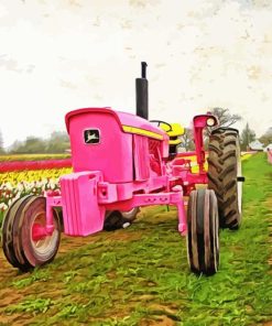 The Pink Tractor Diamond By Numbers