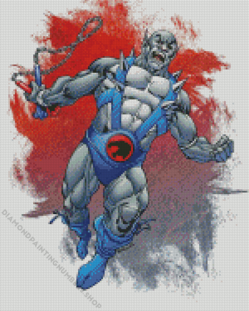 The Strong Panthro Diamond Painting