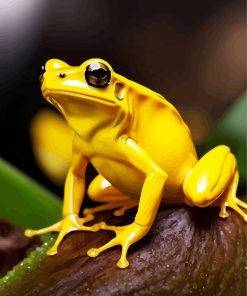 The Golden Poison Dart Frog Diamond Painting