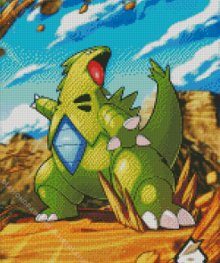 Tyranitar Diamond Painting