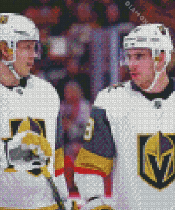 Vegas Golden Knights Hockey Team Diamond By Numbers