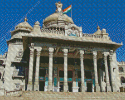 Vidhana Soudha Diamond Painting