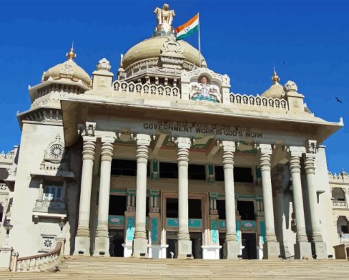 Vidhana Soudha Diamond Painting