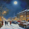 Vintage Christmas Evening Diamond Painting