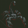 Black Scorpion Diamond Painting