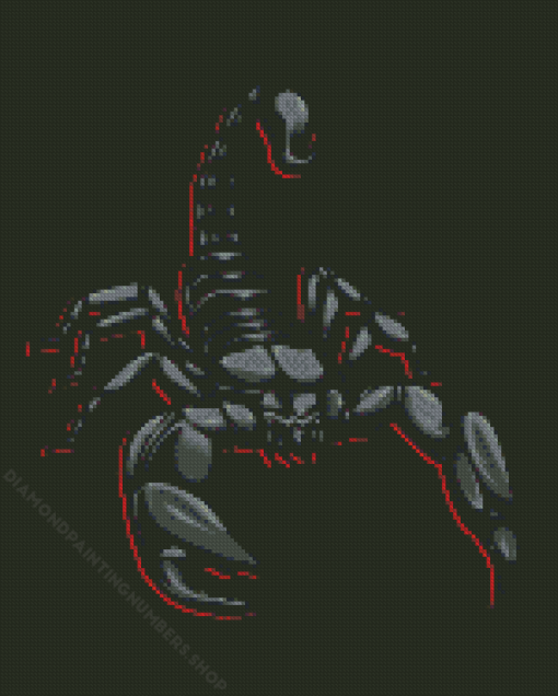 Black Scorpion Diamond Painting