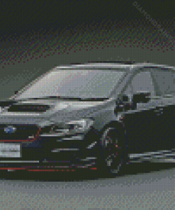 Black Subaru Diamond Painting