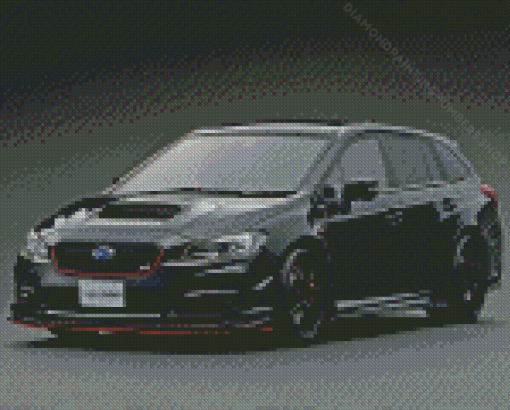 Black Subaru Diamond Painting