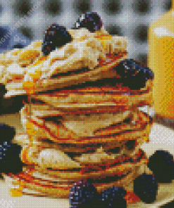 Blackberries Pancake Diamond Painting