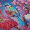 blue bird Diamond Paintings