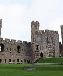 Caernarfon Castle Diamond Painting