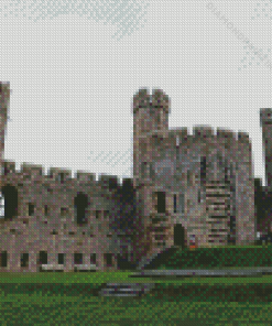 Caernarfon Castle Diamond Painting