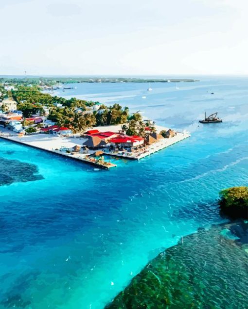 Caye Caulker Diamond Painting