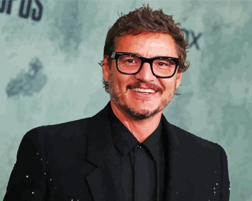 cool Pedro Pascal Diamond By Numbers