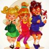 Cute Chipettes Diamond Painting