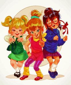 Cute Chipettes Diamond Painting