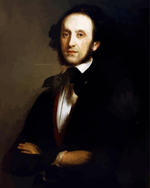 Felix Mendelssohn Composer Diamond Painting