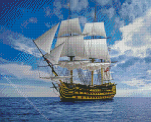 Hms Victory Diamond Painting