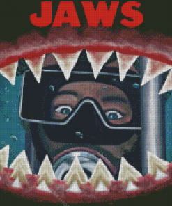 Jaws Film Diamond Painting