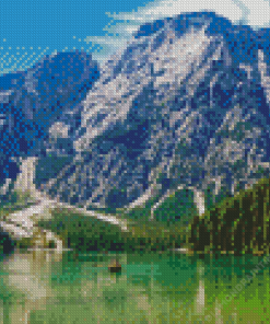 Lake Braies Diamond Painting