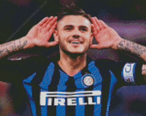 Mauro Icardi Diamond Painting