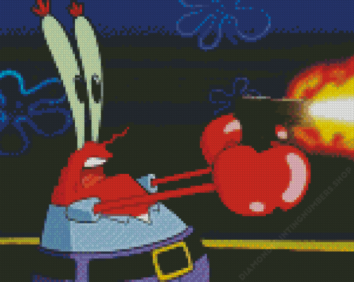 Mr Krabs Diamond Painting