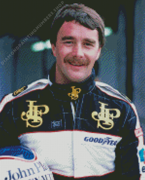 nigel mansell Diamond By Numbers