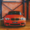 Orange BMW 3 Diamond Painting