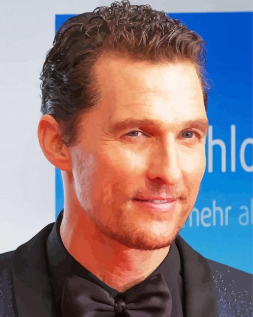 the actor Matthew McConaughey diamond paints