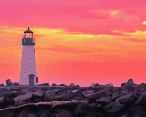 Walton Lighthouse Diamond Painting