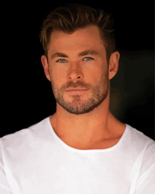 Actor Chris Hemsworth Diamond Paints