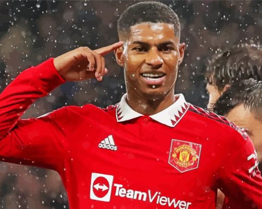 Aesthetic Marcus Rashford Diamond Paintings