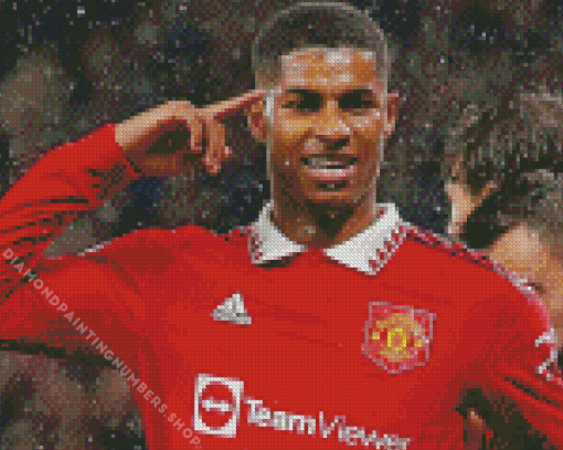 Aesthetic Marcus Rashford Diamond Paintings