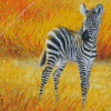 Aesthetic zebra baby Diamond Paintings