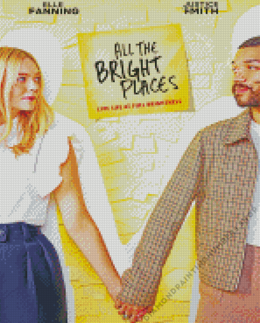 All the bright places poster Diamond Paintings