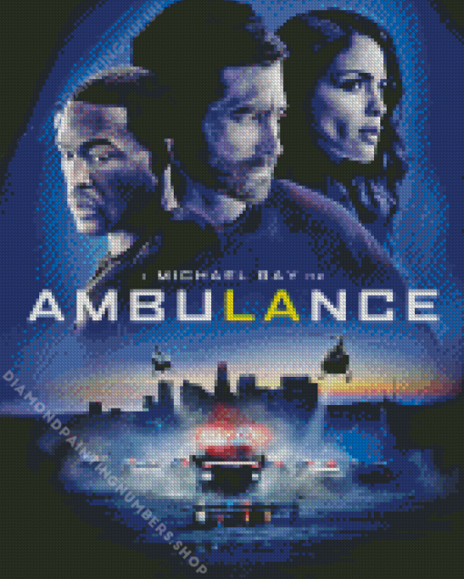 Ambulance poster Diamond Paints