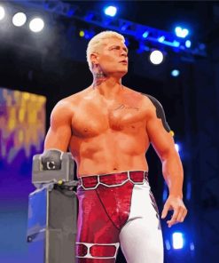 American Professional Wrestler Cody Rhodes Diamond Paintings