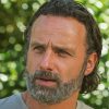 Andrew Lincoln as rick grimes in walking dead Diamond With Numbers