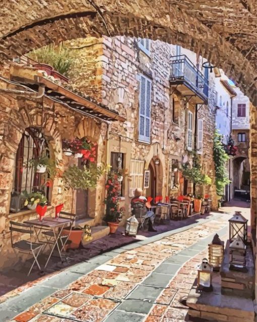 Assisi Italy Old Town Diamond Paintings